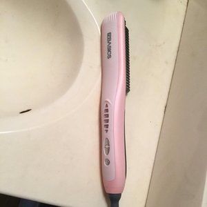 30s Fast PTC Ceramic Heating Portable  Care Silky Straight Heated Comb